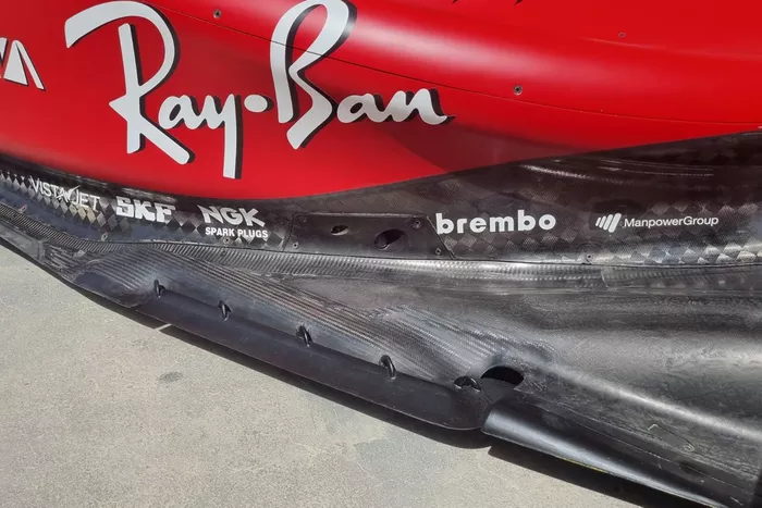 Piso del Ferrari F1-75