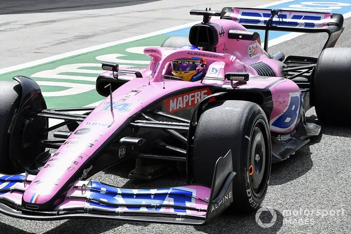 Fernando Alonso, Alpine A522   