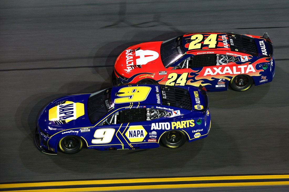 Chase Elliott, Hendrick Motorsports Chevrolet, William Byron, Hendrick Motorsports Chevrolet