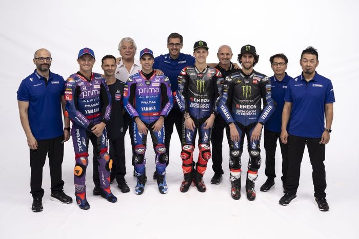 Fabio Quartararo, Yamaha MotoGP Team, Alex Rins, Yamaha MotoGP Team, Miguel Oliveira, Pramac Racing, Jack Miller, Pramac Racing
