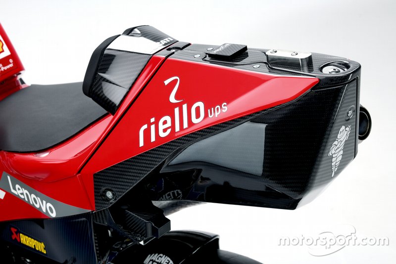 Detalles de la Ducati Desmosedici GP19