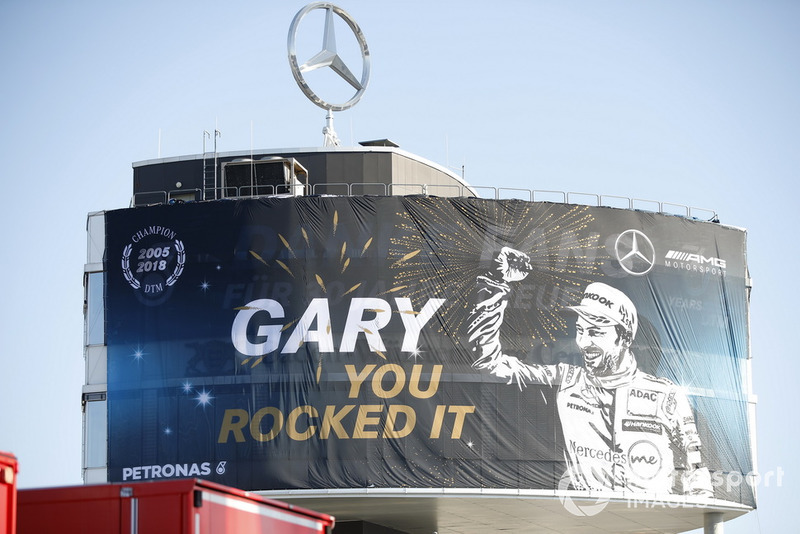 Letrero de Campeón para Gary Paffett, Mercedes-AMG Team HWA