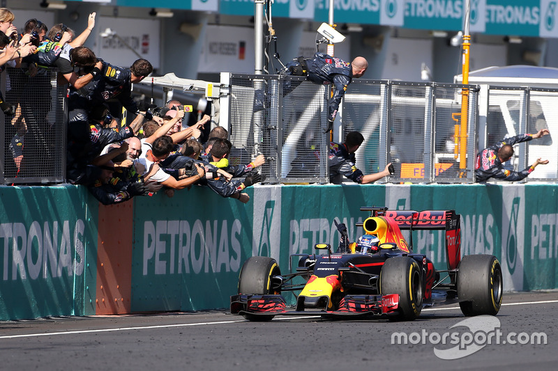 Racewinnaar Daniel Ricciardo, Red Bull Racing