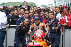 Segundo lugar Marc Márquez, del equipo Repsol Honda