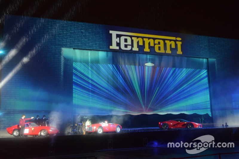 Ferrari 125 S, Ferrari 250 GTO та Ferrari LaFerrari на Шоу 70-річчя Ferrari