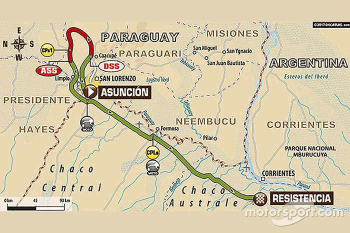Etapa 1: Asunción - Resistencia
