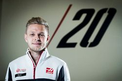 Sesión de fotos Kevin Magnussen Haas F1 