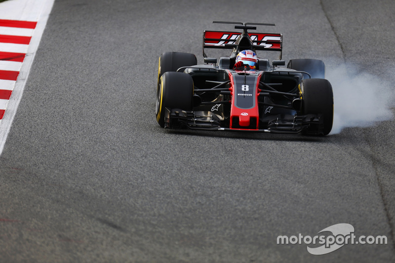 16º Romain Grosjean, Haas F1 VF-17, 1m21.110s (ultrablandos)