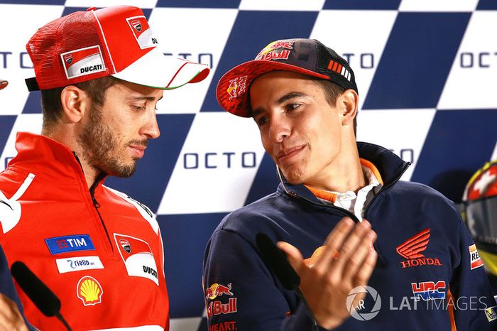 Andrea Dovizioso, Ducati Team, Marc Márquez, Repsol Honda Team