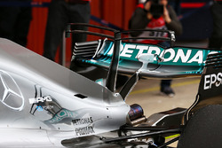 Lewis Hamilton, Mercedes AMG F1 W08: T-Flügel