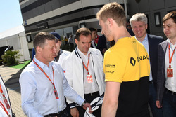 Chase Carey, Chief Executive Officer and Executive Chairman of the Formula One Group, Dmitry Kozak,