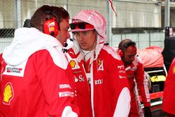 Kimi Raikkonen, Ferrari con Dave Greenwood, Ferrari