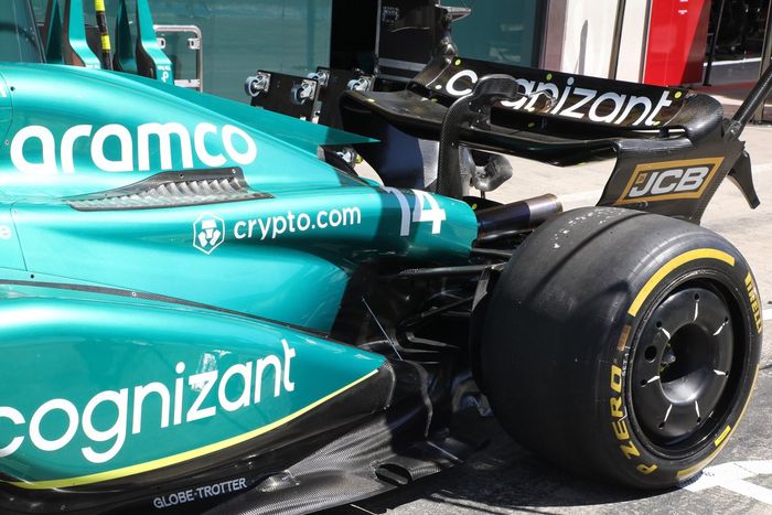 Aston Martin AMR23 detalles técnicos