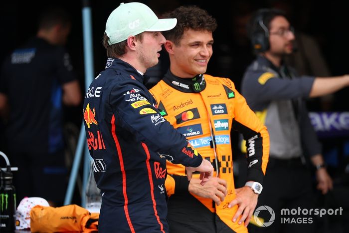 Lando Norris, McLaren, Max Verstappen, Red Bull Racing