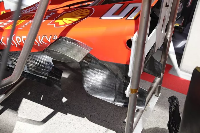 Alerón delantero del Ferrari SF90