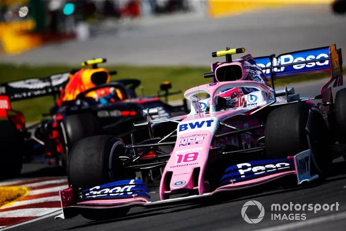 Lance Stroll, Racing Point RP19, Pierre Gasly, Red Bull Racing RB15