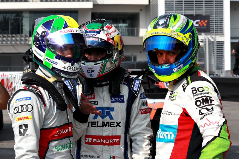 Benito Guerra, Lucas di Grassi et Memo Rojas