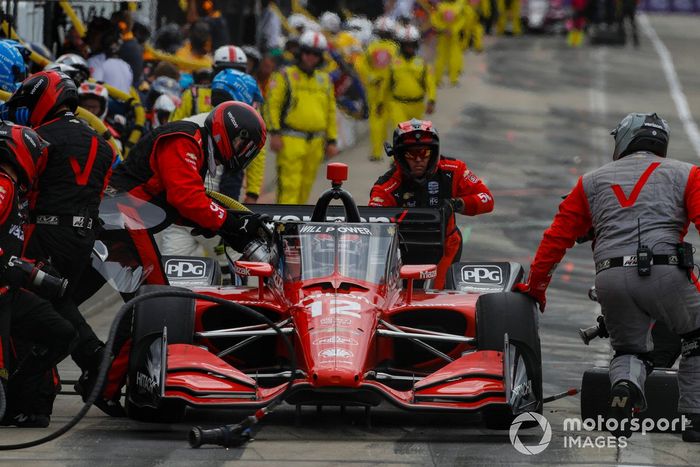 Will Power, Team Penske Chevrolet, Pit Stop