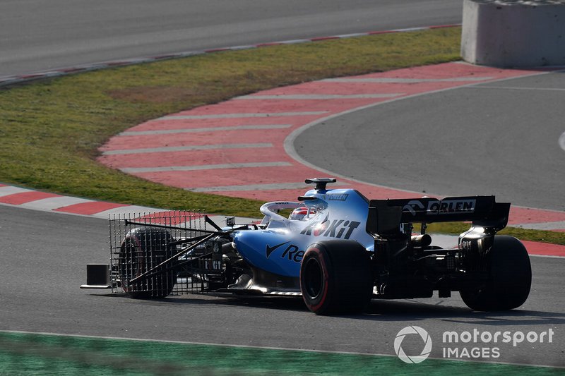 Robert Kubica, Williams FW42 with aero sensors