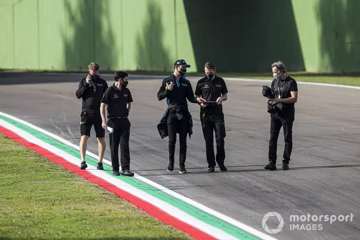 Nicholas Latifi, Williams Racing, recorre la pista