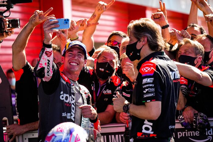 El ganador Aleix Espargaró, Aprilia Racing