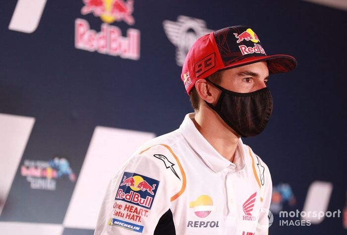 Marc Márquez, Repsol Honda Team, en la conferencia de prensa