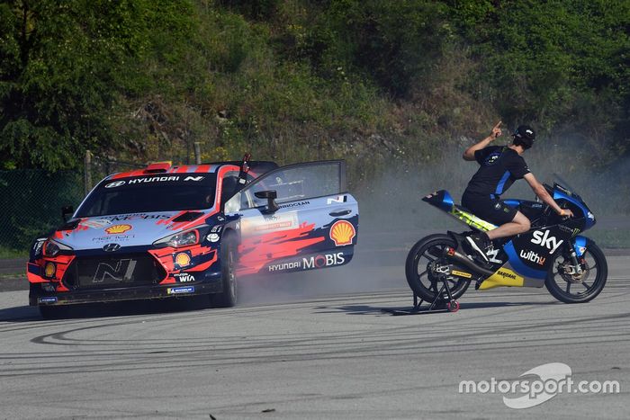 Celestino Vietti, Sky Racing Team VR46, Dani Sordo, Hyundai I20 Coupe WRC