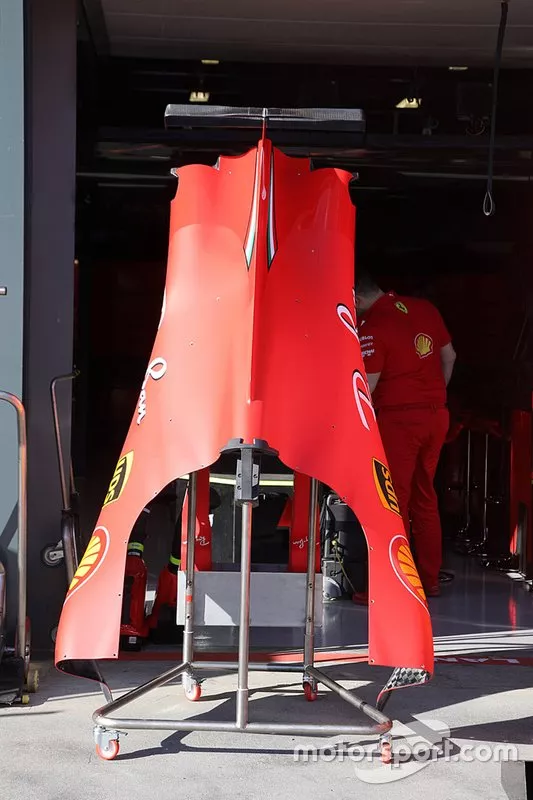 Detalle de la carroceria del Ferrari SF1000