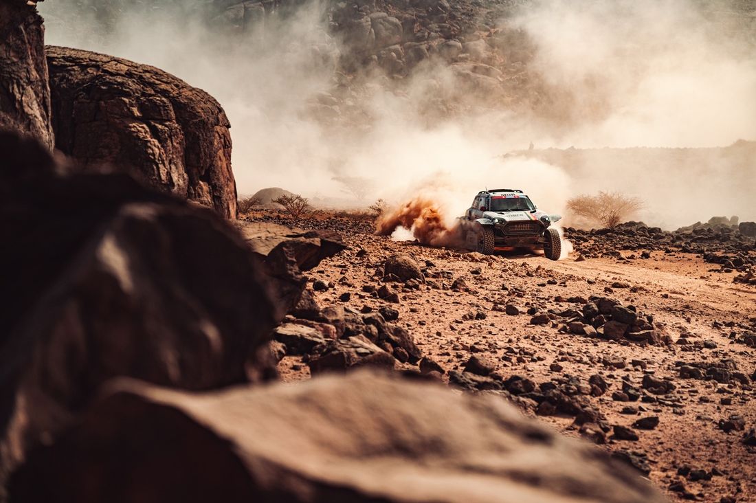 #222 X-Raid Mini JCW Equipo Mini: Guillaume De Mevius, Mathieu Baumel