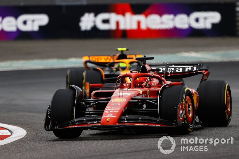 Charles Leclerc, Ferrari SF-24, Lando Norris, McLaren MCL38
