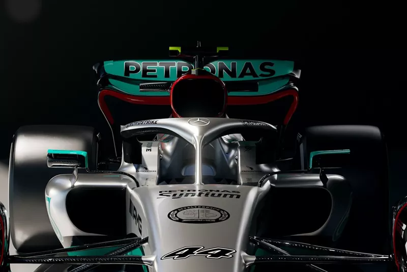 Gros plan sur la Mercedes W13