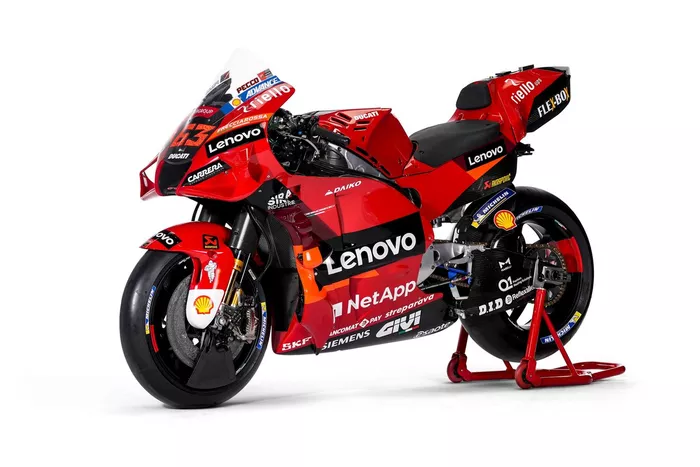 Presentación de la moto Ducati