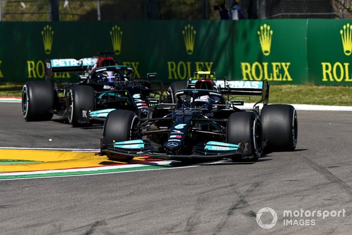 Valtteri Bottas & Lewis Hamilton, Mercedes W12
