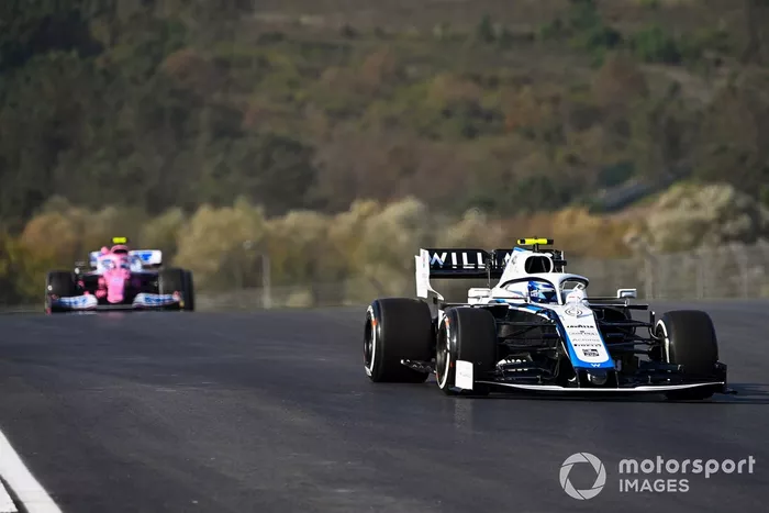 Nicholas Latifi, Williams FW43, Lance Stroll, Racing Point RP20