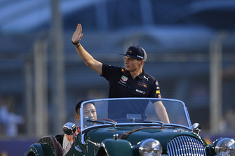 Max Verstappen, Red Bull Racing on drivers parade