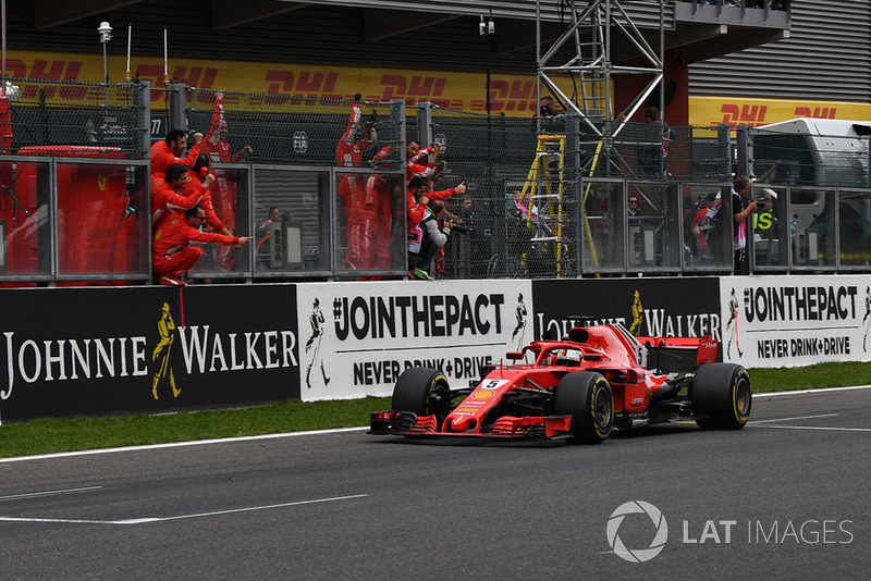 Sebastian Vettel győzelme a Belga Nagydíjon - F1 2018
