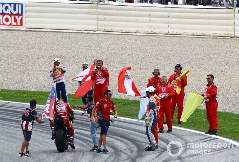 El ganador Andrea Dovizioso, Ducati Team