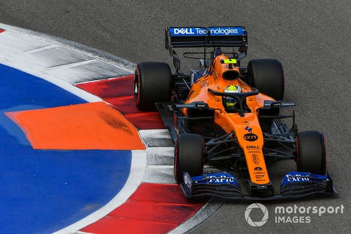 Norris acaba octavo en el otro McLaren