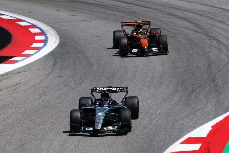 Andrea Kimi Antonelli, Mercedes, Lando Norris, McLaren