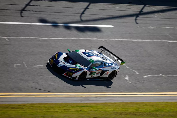 #81 DragonSpeed Corvette Z06 GT3.R: Henrik Hedman, Giacomo Altoè, Casper Stevenson, Matteo Cairoli