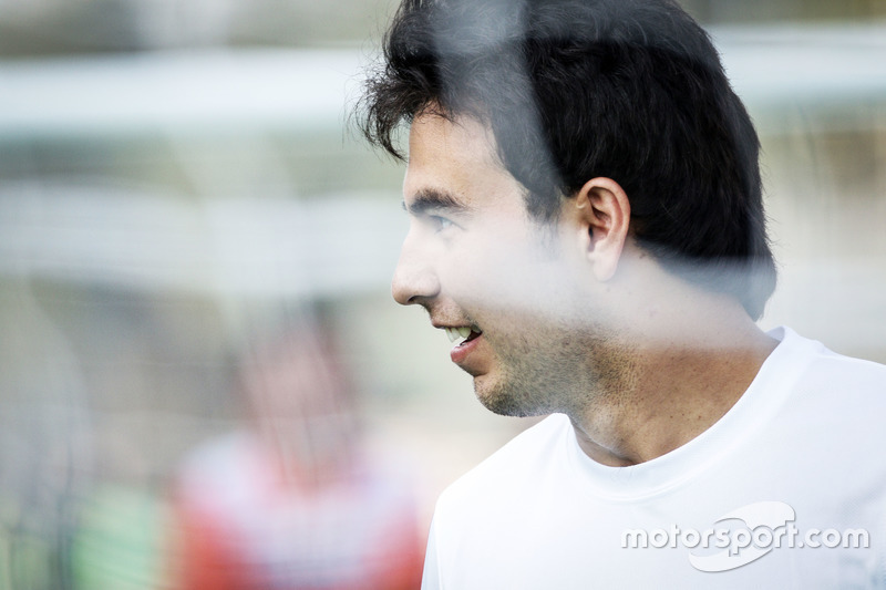 Sergio Perez, Sahara Force India F1 at the charity 5-a-side football match