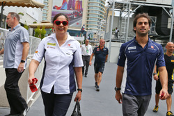 Monisha Kaltenborn, Sauber teambaas met Felipe Nasr, Sauber F1 Team