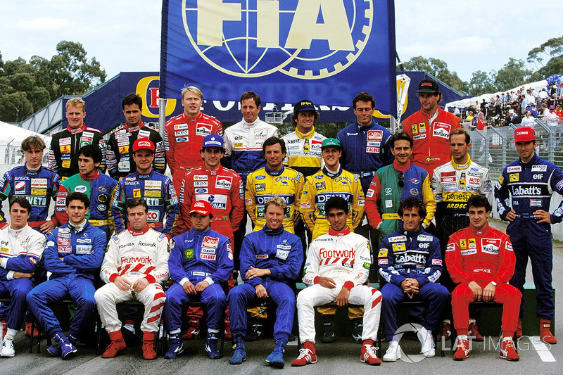 Gruppenfoto: Die Formel-1-Fahrer 1993