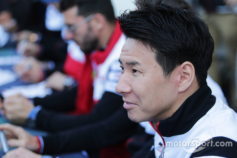 Kamui Kobayashi, Toyota Gazoo Racing during autograph session