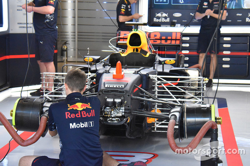El coche de Daniel Ricciardo, Red Bull Racing RB13