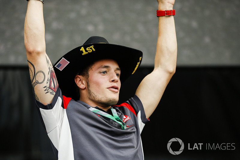 Santino Ferrucci, Haas F1 Team,  en el escenario