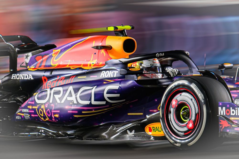 El Red Bull Racing RB19 en Las Vegas