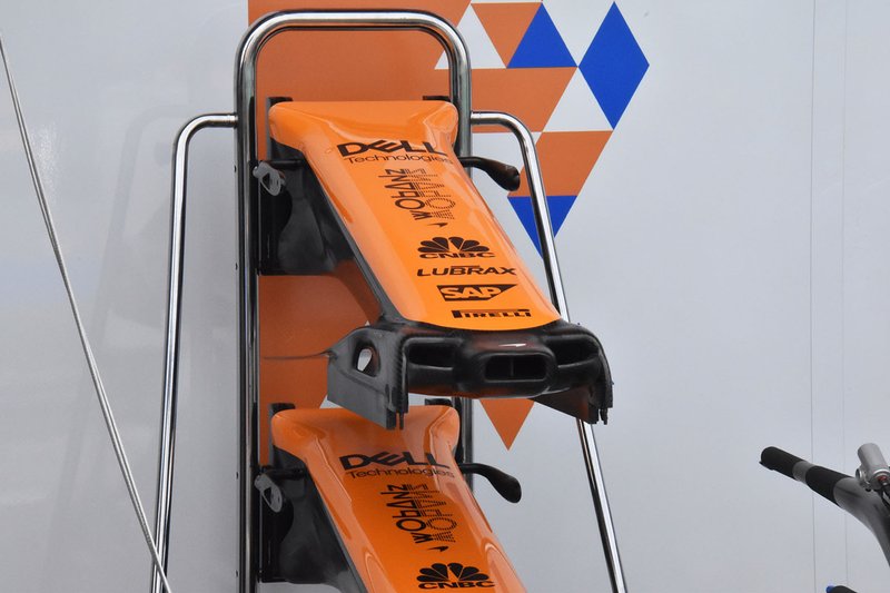 McLaren MCL34 ön kanat detayı
