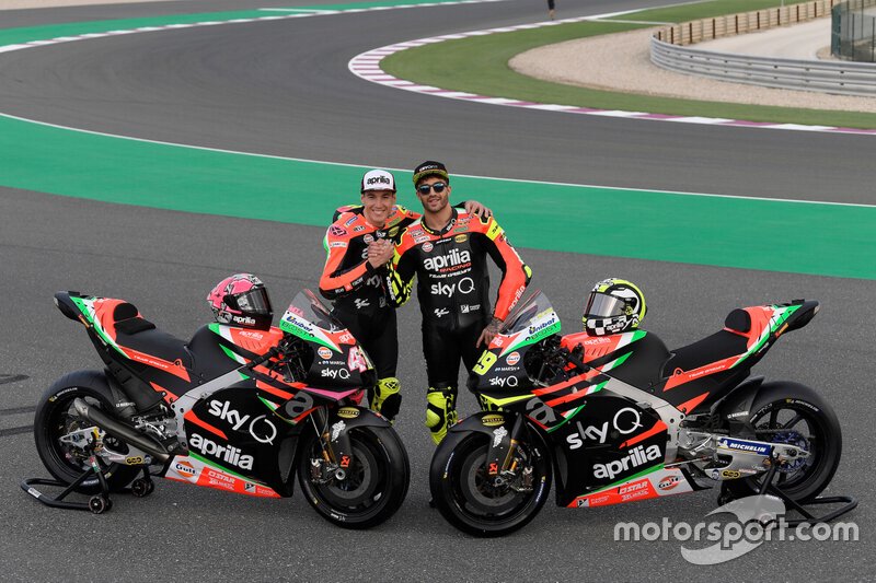 Aleix Espargaro, Andrea Iannone, Aprilia Racing Team Gresini
