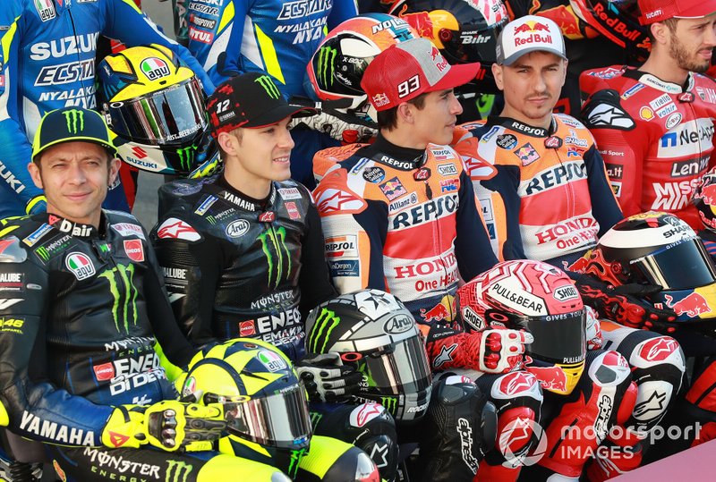 Valentino Rossi, Yamaha Factory Racing, Maverick Vinales, Yamaha Factory Racing, Marc Marquez, Repsol Honda Team, Jorge Lorenzo, Repsol Honda Team